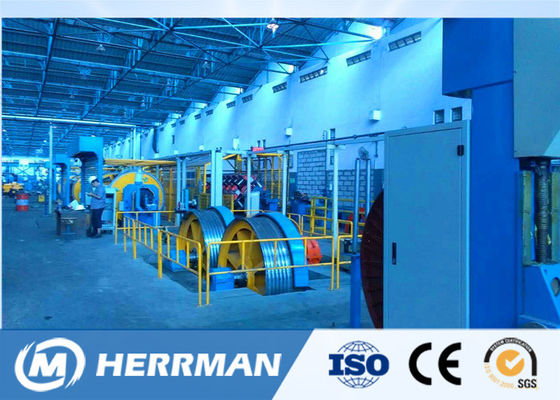 Armoring Tubular Wire Cable Stranding Machine Pneumatic Tension Control